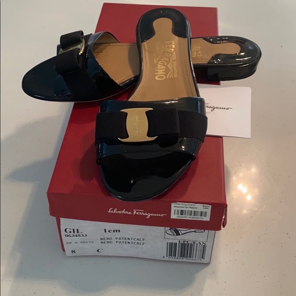 Ferragamo authentic sandals size 8
